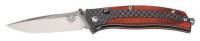 19T110 Folding Knife, ClipPoint, 2-1/2In, Blk/Wood