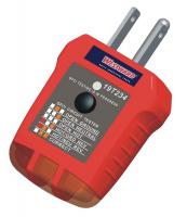19T234 Receptacle Tester with GFCI, 110to 125VAC