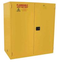 19T256 Flammable Safety Cabinet, 120 Gal., Yellow