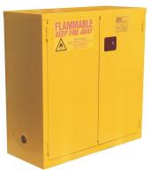 19T257 Flammable Safety Cabinet, 22 Gal., Yellow