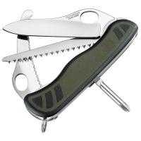 19T437 Multi-Tool Knife, 4 Tools, 5 Func, SS, Olive