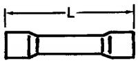 5ZNR6 Butt Splice Connector, Pk10