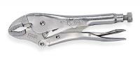 1A421 Locking Plier, Curved, 10 In, w/Wire Cutter