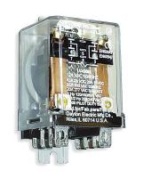 1A490 Relay, Enclosed, DPDT, 8 Pins, 24VAC