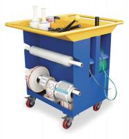 1AAY2 Packaging Cart, 300 Lb Cap, Steel
