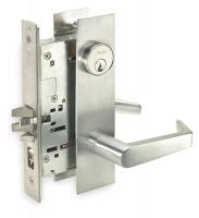 1ABG3 Mortise Lockset, Lever, Entrance/Office