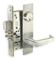 1ABG6 Mortise Lockset, Lever, Classroom Intruder