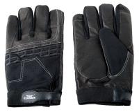 1EC77 Anti-Vibration Gloves, L, Black/Gold, PR