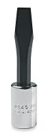 1AH90 Screwdriver Socket, 3/8Dr, 1/4 In Slotted