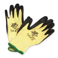 1AHR4 Cut Resistant Gloves, Yellow/Black, XL, PR