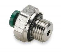 1AJJ5 Male Connector, NP Brass, 1/4 In, PK 10
