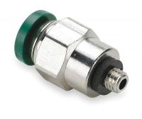 1AJN3 Male Connector, NP Brass, 5/32 In, PK 10