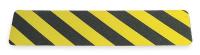 1AJZ1 Antislip Tape, Black/Ylw Stripes, 2ft, PK10