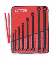 1AKP6 Box End Wrench Set, 5/16-1-1/4 in., 8 Pc