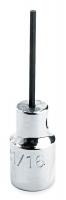 1AH57 Hex Bit Socket, 1/4 Drive, 6 Mm