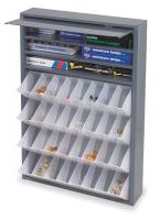 1ANU6 Bin Dispensing Cabinet, Tilt Out, Gray