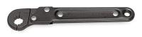 1ANW4 Ratcheting Flare Nut Wrench, 7-1/4 In. L