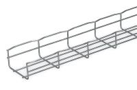 1ATN2 Wire Cable Tray, Width 4 In, L 6.5 Ft, PK4