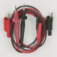 1AWB6 Test Leads, Black/Red, 48 In. L