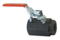1AWU1 Carbon Steel Ball Valve, Inline, SAE, 1 In