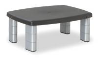 1AYD8 Adjustable Monitor Stand, Black/Silver