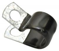 1BAA4 Clamp, OD 1 3/4 In, 1/2 In W, Vinyl, PK 25