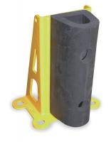 1BBY1 Pallet Rack Protector, 7-1/2Wx3-3/4Dx36H