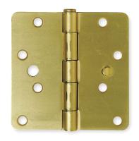 1CAA3 Hinge, Full Mortise, Plain Bearing, Brass