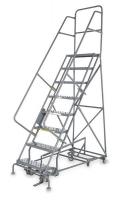 1CJK1 Rolling Ladder, Hndrl, Pltfm 100 In H