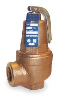 1CKW9 Safety Relief Valve, 1-1/4 In, 100 psi