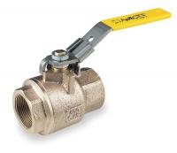 1CLB5 Bronze Ball Valve, Inline, FNPT, 1-1/4 In