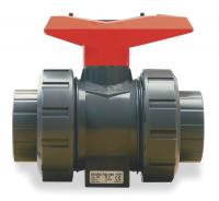 1CLW1 Poly Ball Valve, Union, FNPT, 1-1/2 In