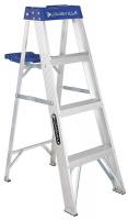 1CMT1 Stepladder, Aluminum, 4 ft. H, 250 lb. Cap.