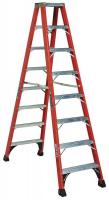 1CMT8 Dbl Sided Stplddr, FG, 8 ft H, 375 lb. Cap.