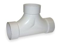 1CNV3 Two Way Cleanout, 4 In, PVC, Solvent, Wh