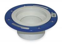 1CNW5 Adj.Closet Flange w/ Metal Ring 4x3 In