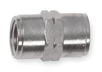 1CPF2 Female Coupling, 1/2 In, NP Brass