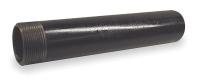 1CPP8 Nipple, 1 1/2 x 12 In, Black Steel
