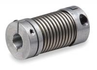 1CYF5 Coupling, Bellows, Bore 1/2x3/8 In