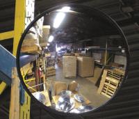 13W020 Indoor Convex Mirror, 18 Dia, Acrylic