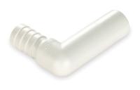 1DAF5 Stackable Hose Barb Elbow, 90 Deg, 1/2 In