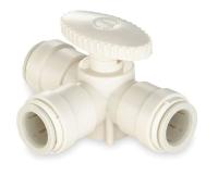 1DAR6 Three Way Valve, 1/2 In, Polysulfone