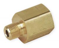 1DFY8 Adapter, Pipe 1/2 F x 1/8 M In, Hex 1-1/8