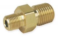 1DGA5 Male Hex Nipple, Pipe 1/4 x 1/8 In