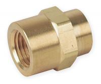 1DGD1 Female Hex Coupling, Pipe 1/2 x 3/8 In