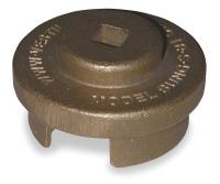 1DHY3 Drum Bung Socket, 3/8 In, Bronze