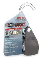 1DJP1 Rope Ratchet, Hook, 1/4 In.W, Steel