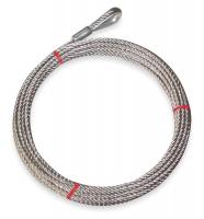 1DLB7 Cable, 3/8 In, 100 Ft, 3000 Lb Capacity