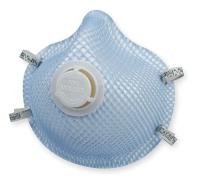 1DLL9 Disposable Respirator, N95, S, Blue, PK 10