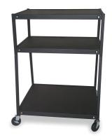 1DNP2 Cart, 3 Shelves, Black